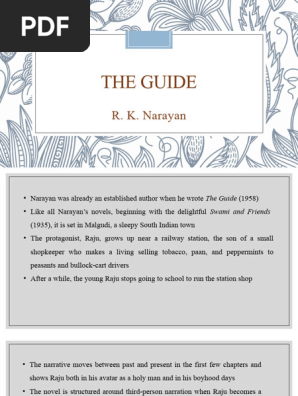 34. Narayan's the Guide Part One