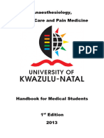 UKZN Handbook of Anaesthesia 