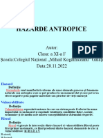 Hazarduri Antropice