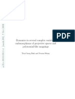 Dynamics in Several Complex Variables: Endomorphisms of Projective Spaces and Polynomial-Like Mappings