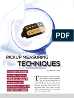 Pickup Measuring Technique