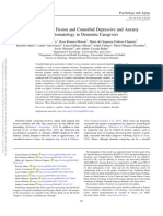 Stress, Cognitive Fusion and Comorbid Depressive and Anxiety