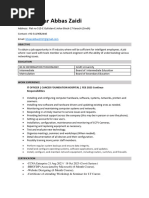 Khizarabbaszaidi CV