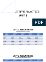 Grouping of Unit 2