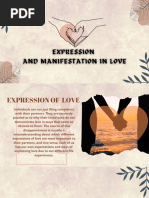 Expression and Manifestation in Love