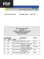 Mie11166-Cba1000 Application Guide