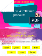 Possessive and Reflexive Pronouns