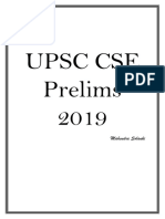 Upsc Cse Prelims 2019: Mahendra Solanki