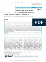 Assessment of Pre-Hospital Emergency Medical Servi