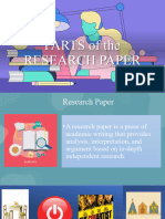 Parts of The Research Paper