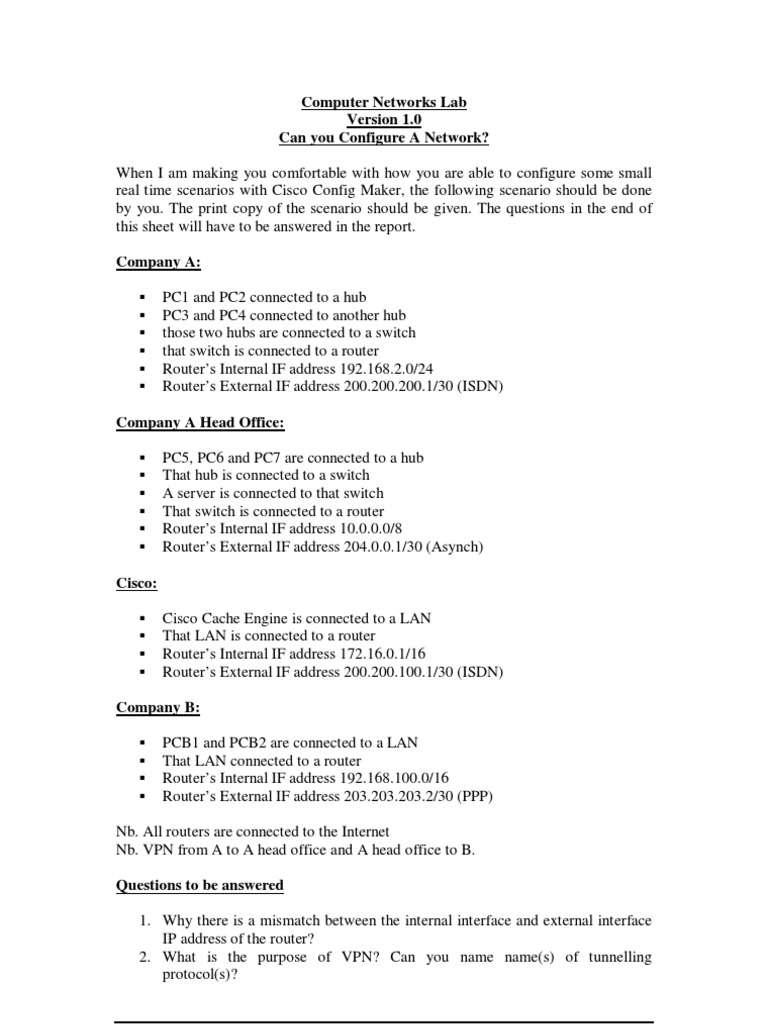 Practical 04 - Can You Configure A Network | PDF | Router (Computing ...