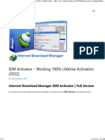 IDM Activator - Working 100 - Lifetime Activation (2022) - Windowsfeed