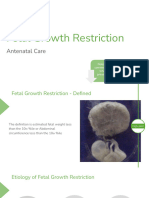 Fetal Growth Restriction