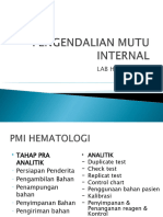 Pengendalian Mutu Internal Hematologi