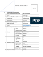 Daftar Riwayat Hidup