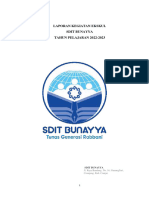 Laporan Kegiatan Ekskul Sdit Bunayya TAHUN PELAJARAN 2022-2023