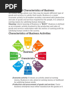 Chapter 1 Notes Business Studies