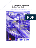 Business Ethics Now 5th Edition Ghillyer Test Bank
