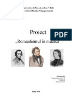 Romantismul Muzical