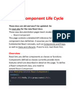 React Component Life Cycle
