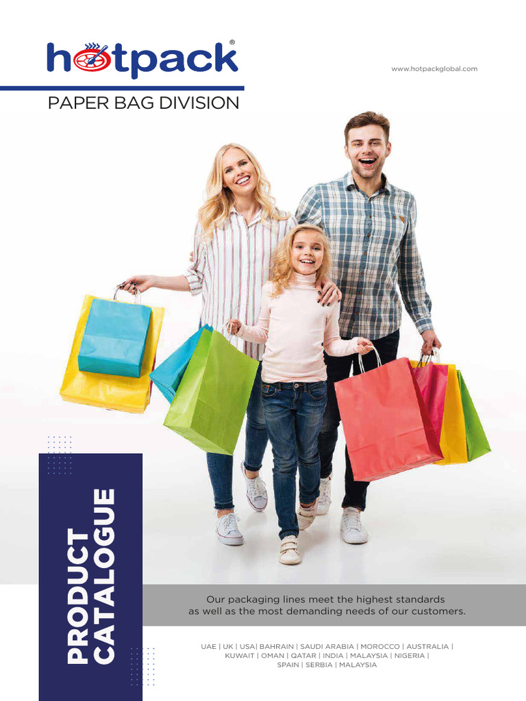 Paper Bag Catalogue Hotpack PDF Packaging And Labeling Paper