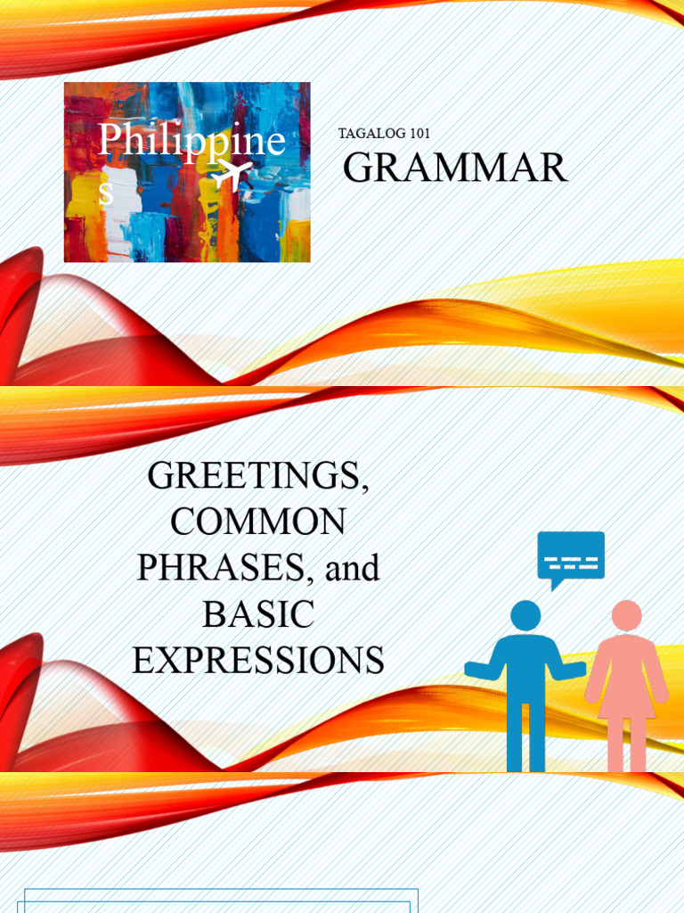 Tagalog 101 Grammar - Reviewer | PDF