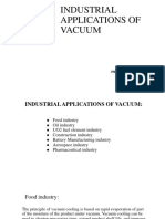 Industrial Applications of Vacuum