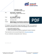 DTI 10 Memo To NPCO LGU Kapatagan Response To NPCO Findings 26 Oct 2023
