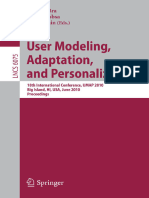 User Modeling For Telecommunication Applications Experiences and Practical Implications