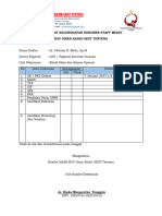 Checklist Kelengkapan Dokumen Staff Medis