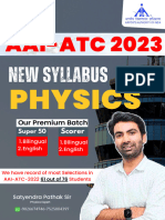 Atc Physics Syllabus