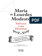 Maria Lourdes Modesto: Sabores Com Histórias