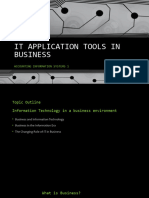 It Application Tools in Business Chapter 1