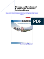 Business Strategy and Development Canadian 2nd Edition Bissonette Solutions Manual