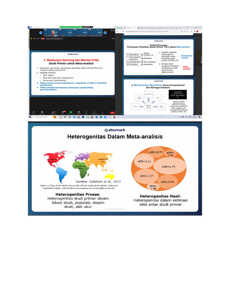 Pelatihan Meta Analysis | PDF