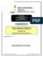 Physical Sciences P2 Nov 2018 FINAL Memo Afr & Eng.