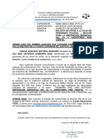 Solciita Se Oficie A La Caja de Pensiones Policial - Militar para La Retencion Definitiva Del 23 (Veintitres Por Ciento - Max