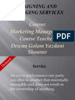Designing and Managing Services Presentation 1