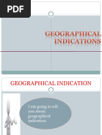 Geographical Indications