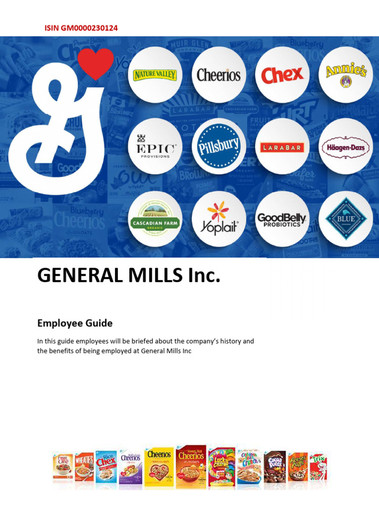 General Mills Inc. Employee Guide PDF Economies Business
