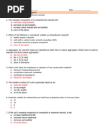 Soil Questionnaire WITH ANSWERS August 2021