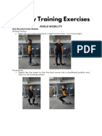 Mobility Training Exercises