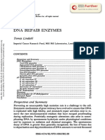 Lindahl 2003 Dna Repair Enzymes