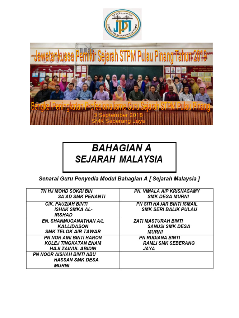 MODUL P3 PULAU PINANG 2019 | PDF