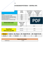 Tarife Centrul Spa Septembrie 2023 v2