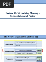 10 Virtualization Memory Segmentation Paging