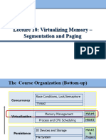 10 Virtualization Memory Segmentation Paging