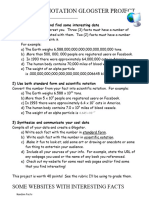 Scientific Notation Glogster Project