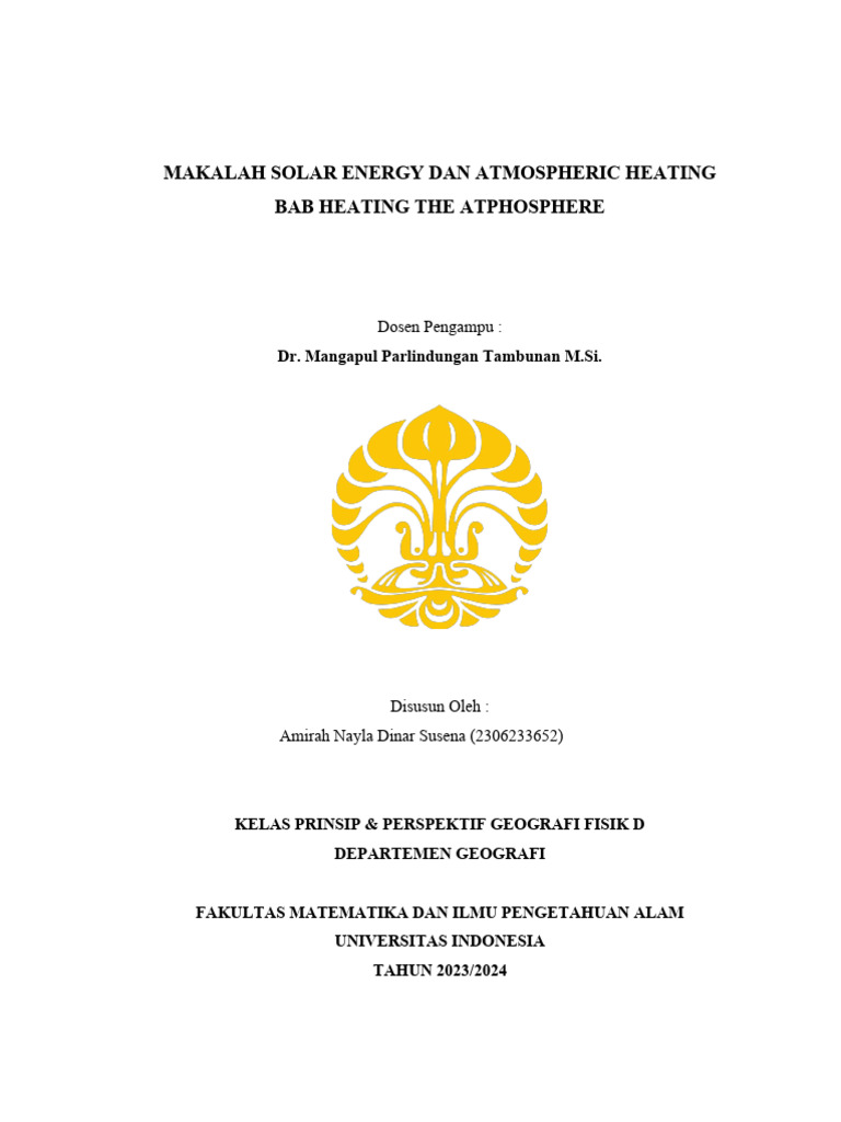 Template Penulisan Makalah 1 | PDF