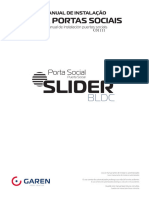 Manual Livreto PORTA SOCIAL SLIDER BLDC C01111 Portugues Espanhol Rev00